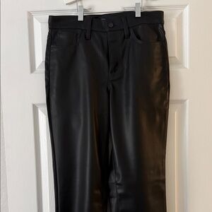 J Crew faux leather pants